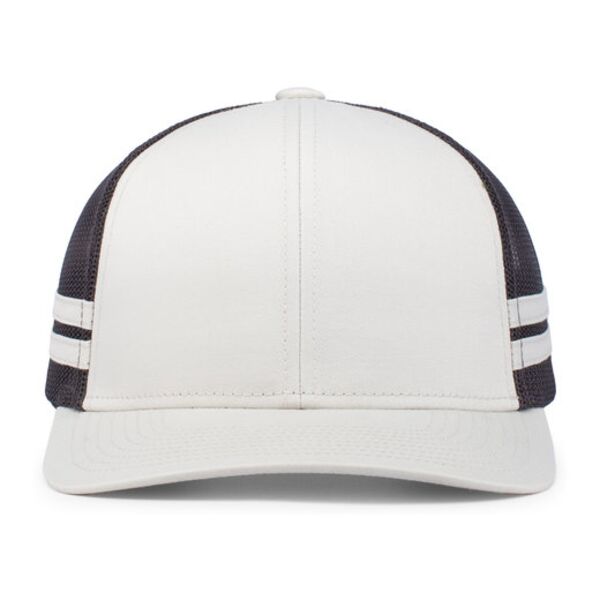 Low-Profile Stripe Trucker Cap Thumbnail