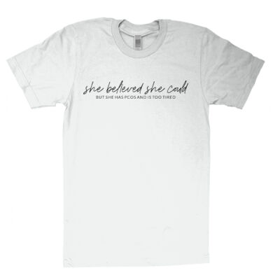 cotton tee white Thumbnail